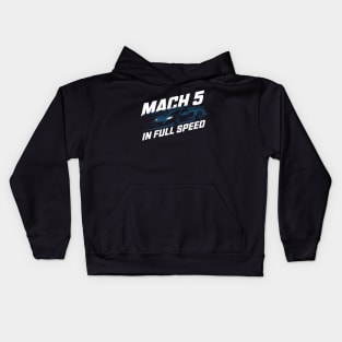 mach 5 in full speed Kids Hoodie